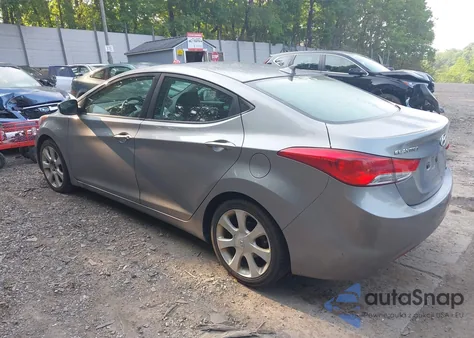 2012 Hyundai Elantra Limited (Ulsan Plant) from USA, damaged, VIN KMHDH4AE0CU374001